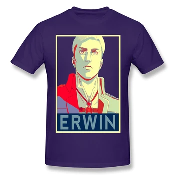 Nauja vasaros Marškinėliai Erwin Smith T-Shirt Medvilnės Ataka Titan ofertas Tee Marškinėliai