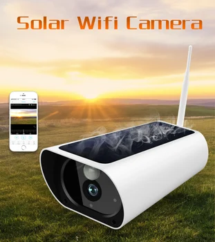 1080P HD Wifi Lauko Vandeniui, Saulės Energijos, IP Kamera, Wireless Stebėjimo IR vaizdo Kameros VAIZDO Kameros, namų saugos anti-vagis zondas