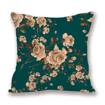 Aukštos Kokybės, Spalvinga gėlių pagalvėlė padengti dekoratyvinės pagalvės Personalizuotų pagalvėlių Juokingi Vestuvių Dovanos Custom print užvalkalas