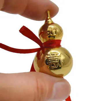 Fengshui Kinijos wu lou Lydinio, Vario Moliūgas Derliaus Metalo Amatų Amuletas Namų Dekoro Priedai Dekoro Miniatiūrinės Figūrėlės