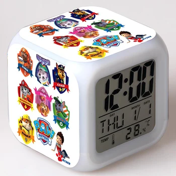 Anime Ispanija Master LED Signalo Žaislas Vaikams, Naktį Šviesos Laikrodis Kūrybos Dovanos Gelbėjimo Šuo, Žaislas Vaikams, Dovanos Kambario Apdaila