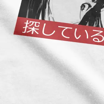 Vyrų Marškinėlius Anime Vienas Smūgis Vyras Manga Marškinėliai Žvilgsnis Liūdnas Japonų Estetikos Derliaus Viršūnes Spausdinti Tees Priemoka Medvilnės, O Kaklo T-Shirt