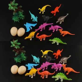 Vaikai Modeliavimas Mini Žaislas Dinozauras Kibirą Mažai Dinozaurų Rinkinys, Vaikų Modeliavimas Dinozaurai Žaislai