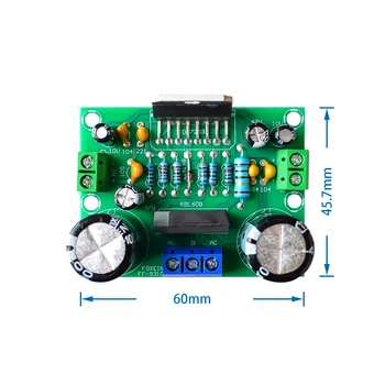 10VNT/DAUG protingas Elektronika TDA7293 Skaitmeninį Garso Stiprintuvą Valdybos Mono Vieno Kanalo AC 12v-50V 100W