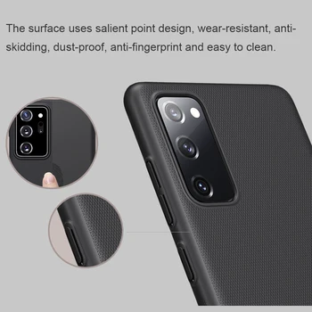 Samsung Galaxy S20 FE 2020 Atveju Nillkin Super Matinio Shield Ultra-Plonas Kietajame KOMPIUTERIO Apsaugos Galinį Dangtelį