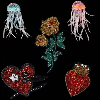 Puošnios Kailio Medūzos Pleistrai Gėlių Širdies Star Dizaino Drabužių 