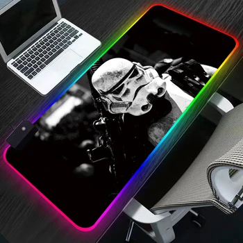 80x30cm CS GO Žaidimų Pelės Mygtukai RGB LED XL Didelio Kompiuterio Kilimėlis Žaidėjus Star Wars Stalas Klaviatūros Kilimėlis Padas PC Nešiojamas Anti-Slip