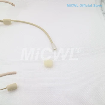 Headworn laisvų Rankų įrangos Mikrofonas Shure MiPro Sennheiser, Audio-Technica AKG BeltPack Siųstuvas MiCWL Beta53 Smėlio spalvos Mikrofonas