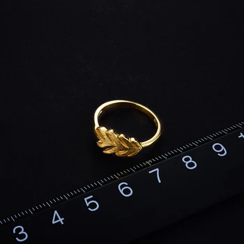 Lotus Įdomus Nekilnojamojo 925 Sterlingas Sidabro Gamtos Kūrybos Rankų darbo Dizaineris Fine Jewelry Minimalistinio Plunksnų Žiedai Moterims Bijoux