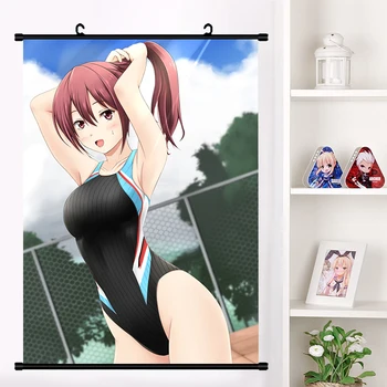 Nemokamai! Anime Cosplay Sienos Pažymėkite Freskos Plakatas Nanase Haruka Tachibana Makoto Sienos Pakabinti Plakatą Otaku Namų Dekoro Kolekcija Dovanos