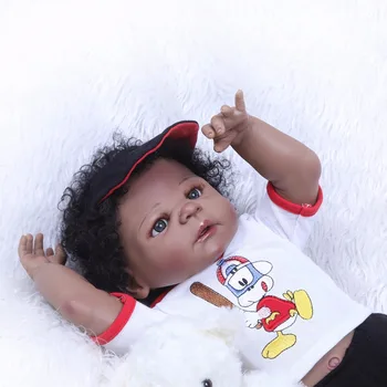 NPK 55cm Full Silikono Kūno Atgimsta berniukas Bebe Lėlės Žaislų, Pavyzdžiui, Nekilnojamojo 22inch Naujagimių Princesė Kūdikių Lėlės Maudytis Žaislas, Vaikas Dovanos mergaitėms