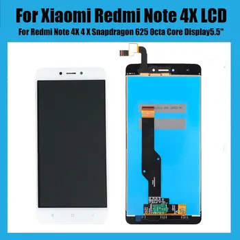 Už Xiaomi Redmi Pastaba 4X Xiomi Note4X OEM Ekranu ir skaitmeninis keitiklis + Asamblėjos Rėmo Išmaniojo telefono Ekrane Palieskite Pakeisti Par