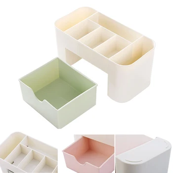 LASPERAL Daugiafunkcinis Papuošalų Dėžutė Plastiko Kosmetikos Laikymo Dėžutė Su Mažų Stalčių Stalo Įvairenybės Talpykla Organizatorius