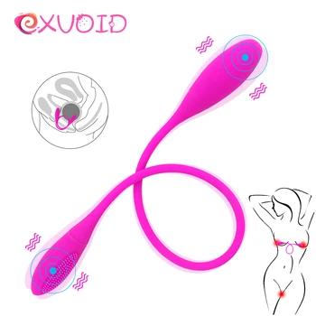 EXVOID 7 Režimu Ilgio Dildo, Vibratoriai G Spot Massager Suaugusiems Dvigubo Baigėsi Penis Vibratorius, Sekso Žaislai Moterims, Vyrams Lesbietės