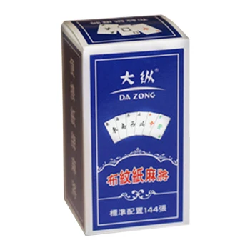 144sheets/set Šalies stalo Žaidimas Mahjong Kortelės Tylus Mini Pramogų Keliauti Atostogų Nešiojamų Bendrabutyje Pokerio Popieriaus Namai