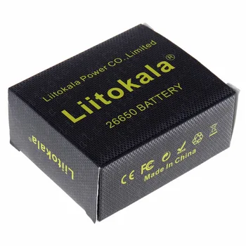 LiitoKala Lii-50A Nurodė, 3.7 V 26650 5000mA Įkraunamas baterijas Išleidiklis 26650-50A 20A Maitinimo baterijos, žibintuvėlis, E-įrankiai