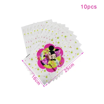 40/80/81/100VNT Disney Minnie Mouse Kūdikio Dušas Šalis Dekoro Gimtadienio Rinkinių Reklama Šiaudų Giftbag Taurės Plokštė Prekes Vaikams