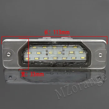 MZORANGE 2 Gabalas LED Automobilių Skaičius Licenciją Plokštelės Apšvietimas NISSAN 350Z 370Z GTR Už Infiniti QX70 M35h M37 M56 FX35 FX45