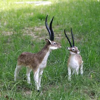 Zilin imituojamas antilopė / ryškus antilopių modelio dviejų dydžių pasirinkimo