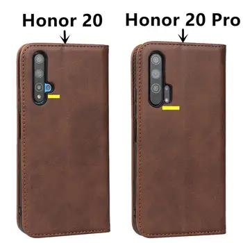 Odos atveju Huawei Honor 20 Apversti atveju, jei kortelės turėtojas Dėklas traukos Padengti Atveju Huawei Honor 20 Pro Honor20