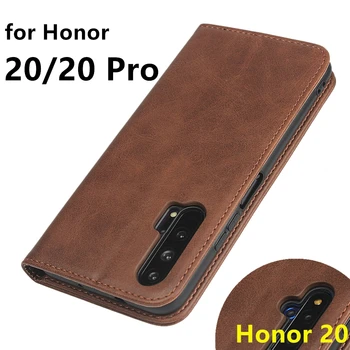 Odos atveju Huawei Honor 20 Apversti atveju, jei kortelės turėtojas Dėklas traukos Padengti Atveju Huawei Honor 20 Pro Honor20