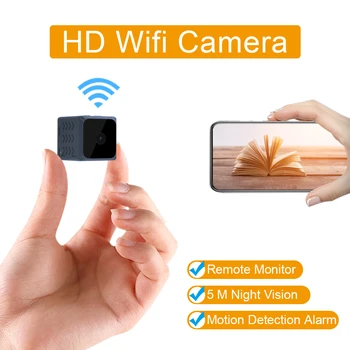 Mini WI-fi, Kamera, Namų Apsaugos Kamera, WiFi, Naktinis Matymas 1080P Belaidės Stebėjimo Kamerą, Nuotolinio Stebėti Telefono App