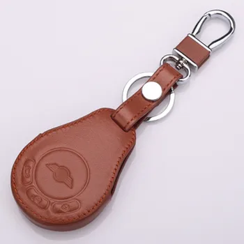 Oda automobilių klavišą atveju Fob padengti BMW mini cooper automobilio pultelio laikiklis shell raktų pakabukai keychain piniginės/maišelis
