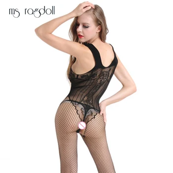 Ms Ragdoll Seksualus Bodystockings Juoda Sekso Naktiniai Drabužiai Mados Apatiniai Sleepwear Artimieji Kimono Sekso Produktai Crotchless Teddies