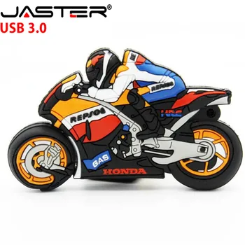 JASTER 3.0 motociklo pen ratai dovanų pendrive 4gb 8gb 16gb 32gb 64gb motorcar animacinių filmų usb 