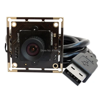 592X1944 5Megapixel pramonės USB Kameros Modulis Aptina MI5100 CMOS be iškraipymų USB Kamera, skirta 