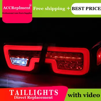 4PCS Automobilių Optikos už Chevrolet Malibu Žibintai 2011-m Malibu LED Uodega Lempos+Posūkio Signalo+Stabdžiu+Atvirkštinės LED šviesos