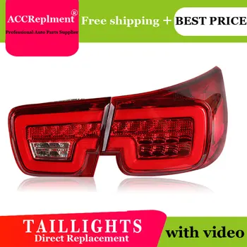 4PCS Automobilių Optikos už Chevrolet Malibu Žibintai 2011-m Malibu LED Uodega Lempos+Posūkio Signalo+Stabdžiu+Atvirkštinės LED šviesos