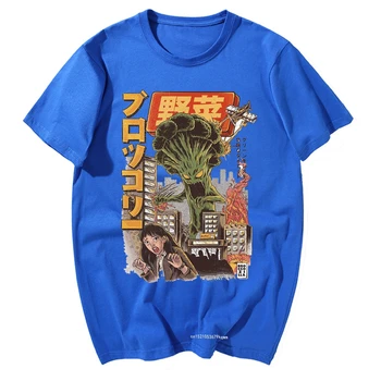 Japonijos Daržovių Monstras Grafinis Tee Marškinėliai Savo Užsakymą Dizaino Juokinga Marškinėlius Mens Dia de los Muertos Vasaros Drabužių