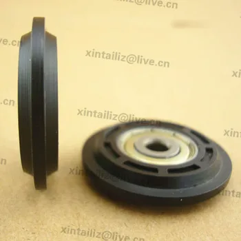 [Y0640-8]Nemokamas Pristatymas 10VNT guolių padengtas plastiko ratų 6*40*8 Y tipo roller vidinis 6mm guolis rato