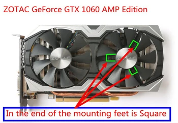 2vnt/komplektas 85MM GA91O2H GPU VGA Aušintuvo Ventiliatorius ZOTAC GTX 1070 Mini GeForce GTX1060 AMP Edition Vaizdo Grafikos plokštės Aušinimas