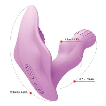 Klitorio Stimuliatorius Drugelis Vibratorius G-Spot Vibracija Massager Sekso Žaislai Moterims, Nuotolinio Klaviatūros Kelnaitės Vibro Moteris