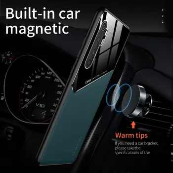 Prabangių Automobilių Turėtojas, Odinis Telefono dėklas, Skirtas Xiaomi Mi 10 Pro Ultra 10 Pastaba Lite 9T Pro Redmi K20 K30 Pro Ultra Padengti Atveju Coque