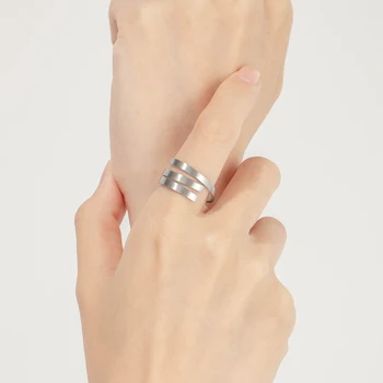 Asmeninį Nerūdijančio Plieno Žiedas Moterims Išgraviruotas Vardas Žiedas Reguliuojamas Didina Pločio Žiedas Užsakymą Papuošalai (Sam Hub Fong
