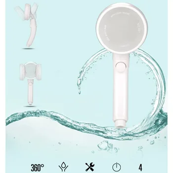 Vienas mygtukas vandens stop dušo galvutė Suslėgto vandens taupymo Išardymas sukamosios dušo vertus, dušas, rankinio dušo