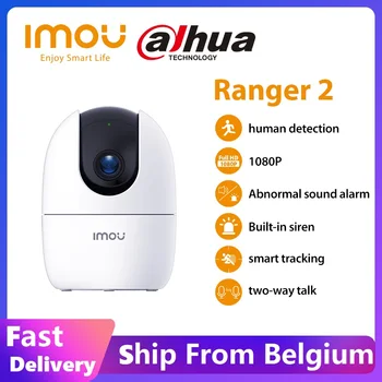 Dahua imou Ranger 2 1080P IP Kameros 360 Kamera Žmogaus Aptikimo Naktinio Matymo Kūdikių Namų Apsaugos Stebėjimo Belaidžio Wifi Kamera