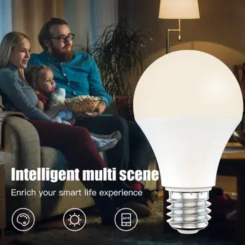 Tuya/Smart Gyvenimo Smart WiFi Smart Lemputė E27 B22 RGB LED Lempos, šviesos srautą galima reguliuoti Darbo Su 
