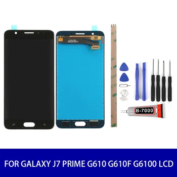 Pradinės Kokybės Samsung Galaxy J7 PREMJERO G610 G610F G6100 Lcd Ekranas Touch 