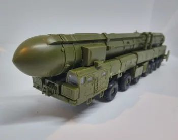 NAUJOS Priemonės 1/72 Rusija RT-2PM2 SS-27 Pjautuvas B Topol M tarpžemyninių balistinių raketų modelis rinkiniai MZKT-79221 Sunkvežimis Automobilio Žaislas