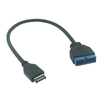 C tipo Kabelis USB 3.1 Tipas-E Priekinis Skydelis Lizdas USB 3.0 19 Pin 20Pin Antraštė ilgiklis už Motininę KOMPIUTERIO Jungtis Stove