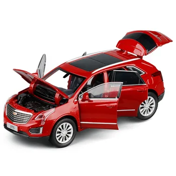 1:32 aukštos modeliavimas XT5 lydinio automobilio modelio, šešių durų garso ir šviesos vairo amortizatorius automobilio modelį žaislas vaikams, dovanos
