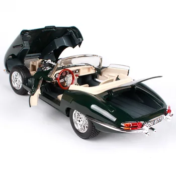 Bburago 1:18 Jaguar E-Type Cabriolet Kabrioletas Retro Classic Car Diecast Modelio Automobilių Žaislas Naujas, Box Nemokamas Pristatymas 12046