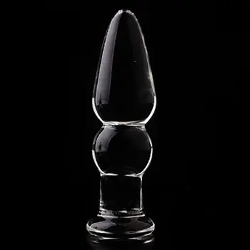 Kamuoliukus Stiklo kaištis anal sex, žaislai moteris lesbiečių G SPOT trykšti 11cm KAROLIUKAI GĖJŲ Kristalų analinis prostatos stimuliavimas išangę BUTT plug