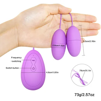 20 Dažnių Mini Dual Vibratorius Kiaušiniai Sekso Žaislai Moteris Galingas Vibruojantis Klitorio Stimuliatorius Šuolis Kiaušinių Vibratoriai Sekso Produktai