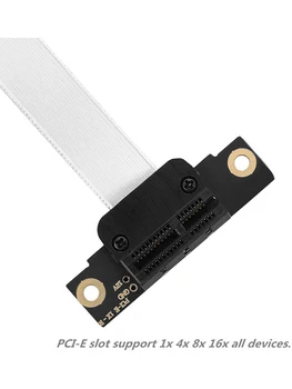 Lanksti PCIE Riser Kabelis x1 5/10/25cm Didelės Spartos vaizdo plokštės 