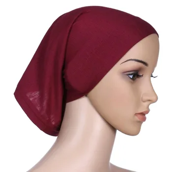 (20 vienetų/lot), musulmonas, vamzdžių underscarf,vidinis kepurės,islamo underscarf skrybėlės,galite pasirinkti spalvas, tc301